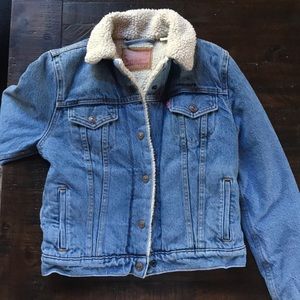 Levi’s trucker Sherpa jean jacket